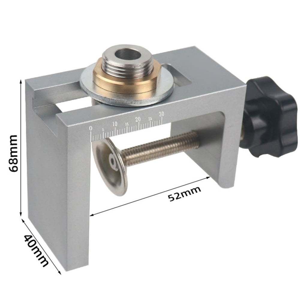 MOMOJIA Pocket Hole Jig Metal Pocket Screw Jig Drill Guide Holes Drilling Punch Locator