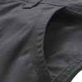 thumbnail image 4 of CHEEREAM Cargo Pants for Men Multi Pockets Work Pants Cotton Stretch Elastic Waist Relaxed Fit Hiking Outdoor Casual Trouser Gray L, 4 of 7