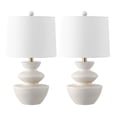 thumbnail image 4 of Safavieh Jorden 12" Modern Resin Table Lamp, White, Set of 2, 4 of 5