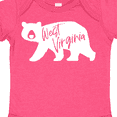 thumbnail image 4 of Inktastic West Virginia White Bear Silhouette Boys or Girls Baby Bodysuit, 4 of 5