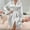White, variant on Women's Satin Robe Silky Kimono Bathrobe Lace Trim Bridesmaid Wedding Robes Bridal Nightgown Sleepwear