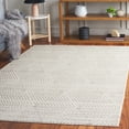 thumbnail image 2 of SAFAVIEH Revive Russell Geometric Polyester Area Rug, Ivory/Gray, 6'7" x 6'7" Square, 2 of 7
