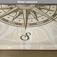 thumbnail image 6 of Ambesonne Compass Place Mats Set of 4, Sun Motifs Sepia, Standard Size, Olive Green Beige, 6 of 6