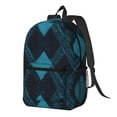 thumbnail image 3 of 17in Backpack With Pocket Adjustable Shoulder Strap Large Capacity Zipper Opening And Closing Double Pull Head Zipper For Work Travel Sports Argyle Plaid Darkturquoise_4, 3 of 8
