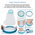 thumbnail image 4 of Kids Leg Shower Protector, Reusable Latex Free Flexible Thickened Waterproof Kids Leg Cast Cover Comfortable  For Shower Bath, 4 of 8