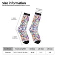 thumbnail image 2 of Bingfone Compression Socks for Women and Men Long Socks for Running Athletic Cycling Nurse- Colorful Watercolor Dots, 2 of 6