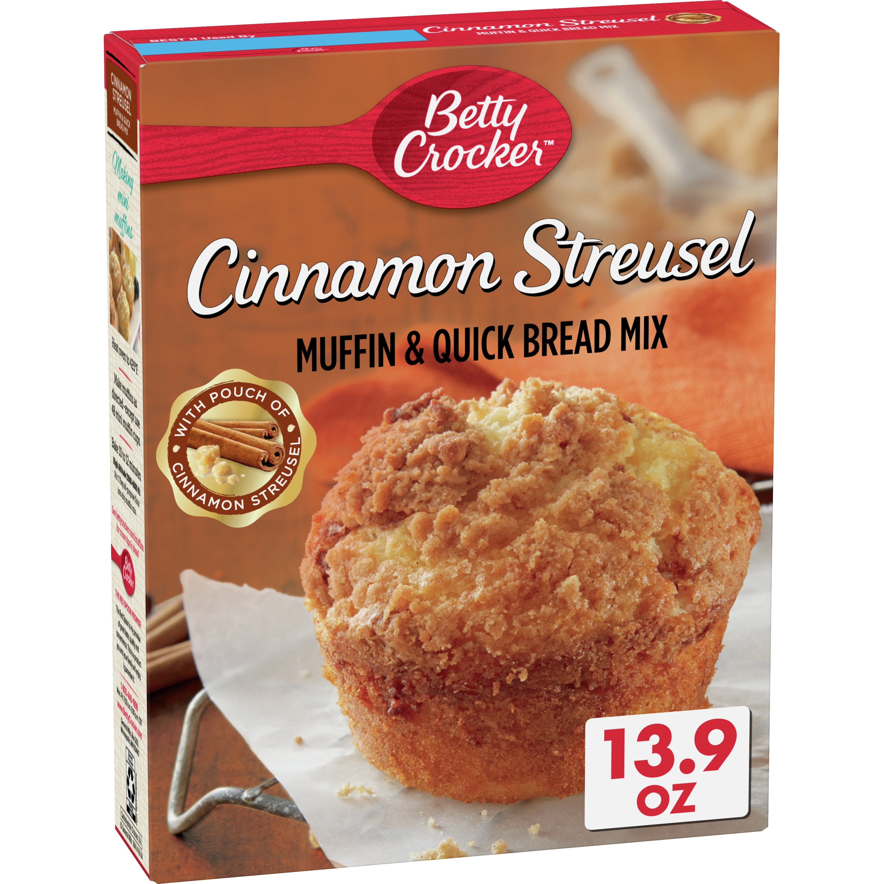 Betty Crocker Cinnamon Streusel Muffin & Quick Bread