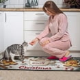 thumbnail image 4 of 2 Pcs Merry Christmas Kitchen Rugs and Mats Set Colorful Balls Pine Trees Snowflake Kitchen Rugs and Mats Anti Fatigue Kitchen Rugs and Matsfor Cook Home Decor (47x17+30x17 Inches), 4 of 7