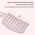 thumbnail image 4 of Fashion Big Curved Comb Curly Hair Fluffy Styling Comb Comb NEW Cushion, 4 of 8