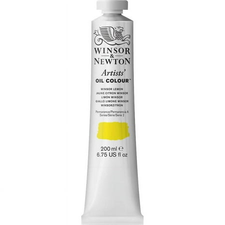 UPC: 0094376985948 | Winsor & Newton Artists  Oil Color  200ml  Winsor Lemon