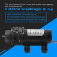 thumbnail image 3 of Bomba de agua autocebante de diafragma eléctrica de alta presión en miniatura, 24 V CC, 60 W, 5 l min, 3 of 12