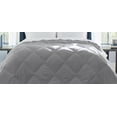 thumbnail image 2 of Pointehaven Down Alternative Quilted Grey Comforter, Full/Queen, 2 of 2