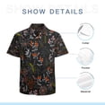 thumbnail image 7 of High Quality Hawaiian Shirts for Men Short Sleeve Aloha Beach Shirt Floral Summer Casual Button Down Shirts Blouses 3BA5OI, 7 of 7