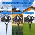 thumbnail image 4 of Proyector Snowflake Light Lurious 2025 mejorado de doble cabezal, 4 of 8
