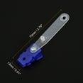 thumbnail image 2 of Uxcell Plastic Badge Clips with Clear Straps for ID Cards Holders Blue 25Pack, 2 of 5