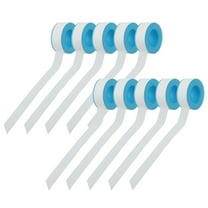 GOOHOCHY 10 Rolls Plumber Material Pipe Sealant Tape 5.5X5.5X2CM White