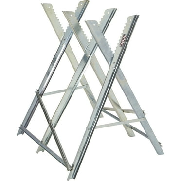 Ironton Adjustable Steel Sawhorse, 330-Lb. Capacity