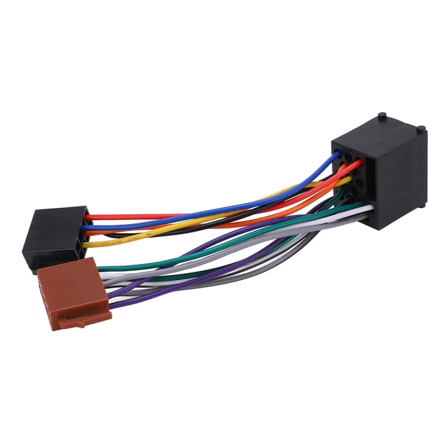 ISO Connector, Standard ISO Wiring Harness Plug And Play Anti Melting Heat Resistant For Car