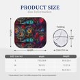 thumbnail image 3 of Picia Mandala Colorful 2 Piece Car Windshield Sun Shade Foldable | Foldable Sun Shield for Front Window Blocks UV Rays and Keeps Your Vehicle Cool-, 3 of 7