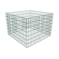 thumbnail image 1 of vidaXL Square Mesh Garden Composter 100 x 100 x 70 cm, 1 of 2