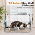 thumbnail image 3 of Caja de arena para gatos Rywell de acero inoxidable XL con accesorios, 3 of 8