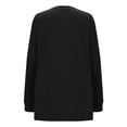 thumbnail image 4 of Wyzesi Chandails en Molleton d'Automne pour Adolescentes Mode Décontractée Ample Manches Longues Col à Capuche Pull Chandails en Molleton pour Femmes Workwool Chandails en Molleton Femmes, 4 of 5