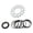 18T, variant on 16T 18T Bicycles Single Speed Flywheel, Aluminum Alloy Single Speed Conversion Set for Mountain Bikes and Road Bikes