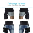 thumbnail image 4 of REAQER Thigh Support Brace Groin Compression Wrap Pulled Groin Sciatic Nerve Pain Hamstring Injury Rehab Fits Both Legs & Women, 4 of 6