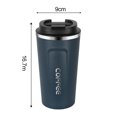 thumbnail image 5 of Taza de café con aislamiento de 510ML/380ML, frasco térmico de acero inoxidable para viaje, vacío, 5 of 5