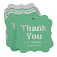 thumbnail image 3 of Inkdotpot Thank You For Celebrating The Bride To Be Bridal Shower Bottle Tag Real Silver Foil Favor Bracket Shape Hang Tags Pack Of 100, 3 of 7