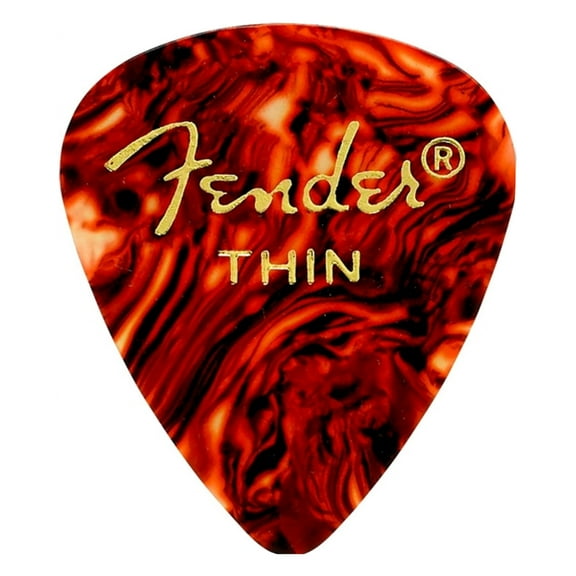 0980351100 Fender Classic Celluloid Thin Guitar Picks