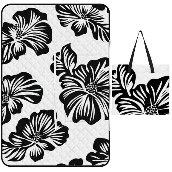Bohemian Pattern Waterproof Picnic Blanket with Foldable Zipper, Suitable for Outdoor Use, Suitable for Travel, Camping, Beaches, Parks, Grasslands, Picnic Blanket Accessories