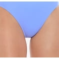 thumbnail image 3 of Salt + Cove Junior's Solid High Cut Bikini Bottoms Swimsuit Blue Size X-Small, 3 of 3