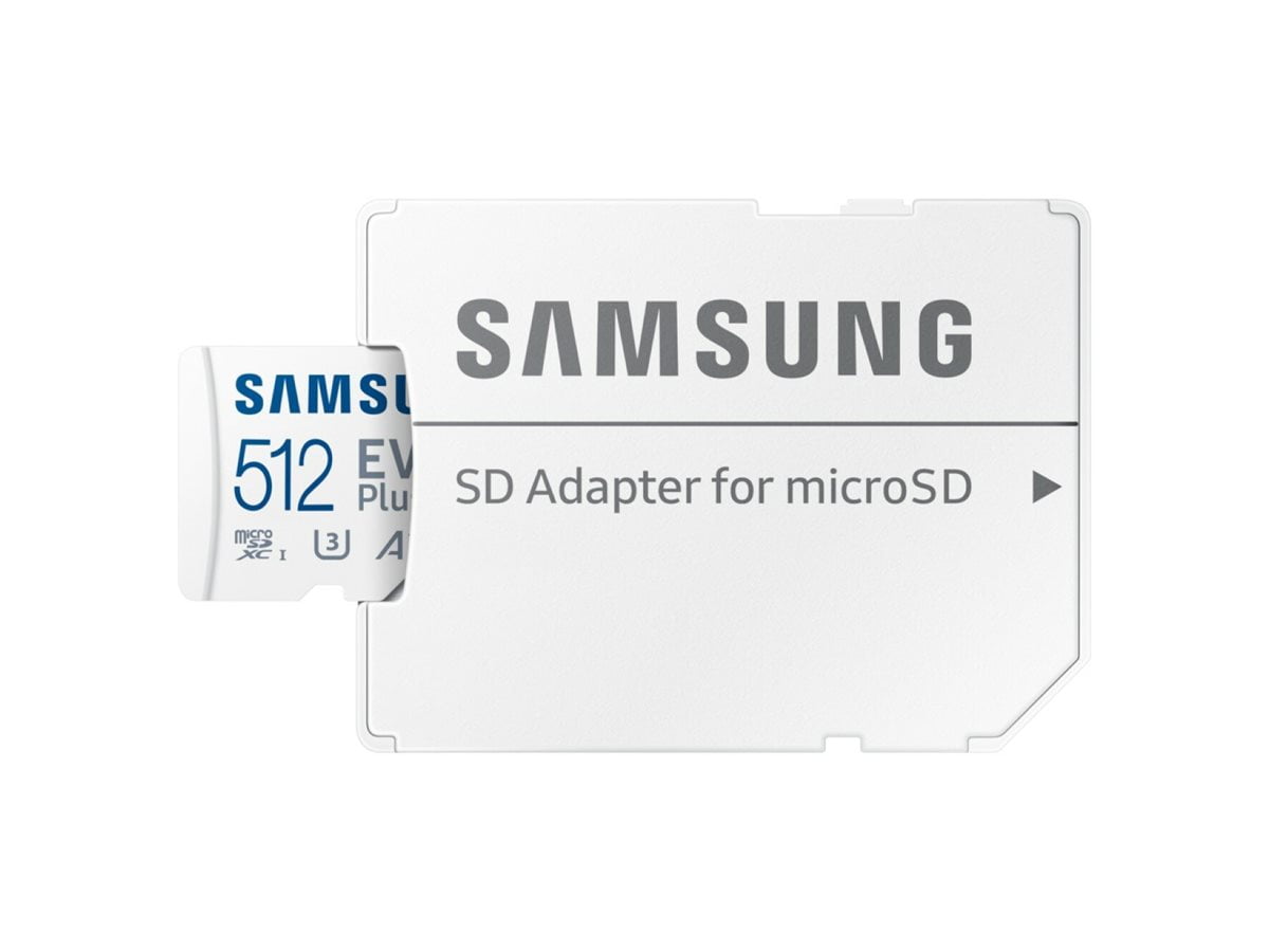 Samsung EVO Plus 512 GB Class 10/UHS-I (U3) V30 microSDXC, 1