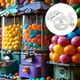 thumbnail image 5 of 1 juego de rueda ajustable para máquina expendedora de dulces, repuesto de rueda dispensadora de dulces para máquina de chicles, piezas y accesorios para máquina de dulces, 5 of 8