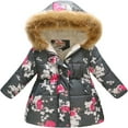 thumbnail image 1 of Veste Matelassée pour Enfants Garçons et Filles Mode Imprimé Dessin Animé Grand Garçon Col Long Veste Matelassée à Capuche, 1 of 5