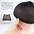 thumbnail image 3 of nipocaio Bonnets de Perruque en Nylon, 4 Pcs Bonnets de Perruque pour Femmes (Noir), 3 of 5