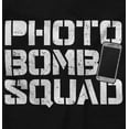 thumbnail image 2 of Photobomb Squad Social Media Plus Size Long Sleeve Graphic Tee Shirt Brisco Brands 3X, 2 of 5