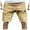 Khaki, variant on Diufon Men's Casual Cargo Shorts Summer Elastic Waist Drawstring Loose Shorts Sport Running Shorts with Pockets