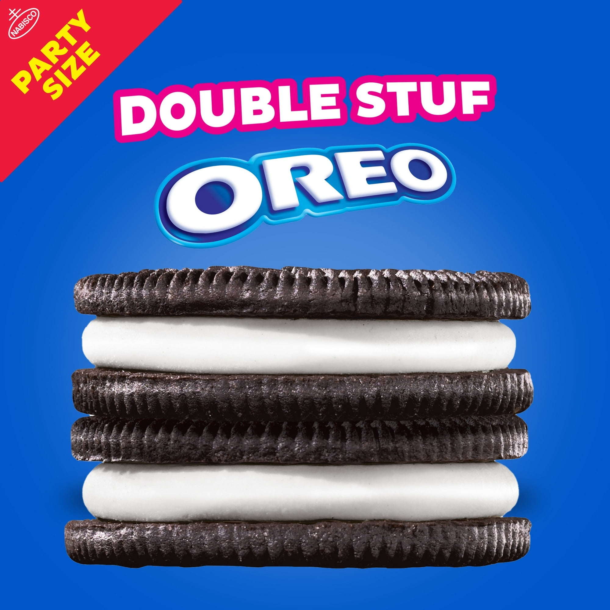 OREO Double Stuf Chocolate Sandwich Cookies, Party Size, 24.95 Oz