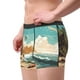 thumbnail image 2 of Fotbe Coastal Palm Beach Calzoncillos Tipo Boxer con Bolsa de Soporte Total para Hombre, X-Temp Fresco, Transpirable y de Secado Rápido-Small, 2 of 5