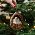 thumbnail image 4 of JilgTeok Animals Christmas Ornaments, Christmas Tree Animals Print 2D Acrylic Ornaments, Animal Hanging Ornament for Christmas Tree, Forest Animals Decorations for Xmas Home Party(3.15*3.15in), 4 of 8