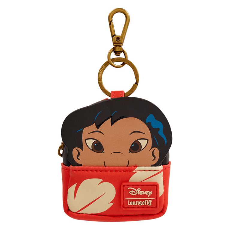 Disney Lilo and Stitch Hawaiian Mini Backpack and Keychain Bag Charm Disney Lilo and Stitch Hawaiian Tropical Mini Backpack with  main image 4