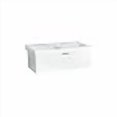 thumbnail image 3 of Mustee 27W Composite 2-Basin Wall Mount Tub Utility Sink with Drain, White, 3 of 3