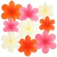 thumbnail image 1 of 9 Pcs Paper Flowers Decorations Paper Decorations Hanging Paper Fan Decorations Flower Birthday Wedding Baby Shower Decorations, 1 of 8
