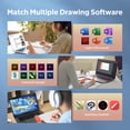 thumbnail image 4 of UGEE Q8W Bluetooth Graphics Drawing Tablet, 8.5"x 6", Compatible with Windows/Mac/Android, 4 of 9