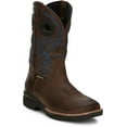 thumbnail image 1 of JUSTIN WORK Men's 11" Nano Composite Toe Waterproof Work Boot Toffee Brown - CR3204, 1 of 7
