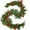 A, variant on Chmadoxn Christmas Artificial Garland, 67 Inch Xmas Berry Holly Leaves Garland, Christmas Artificial Greenery Garland, Winter Snowy Red Berries Hanging Vine for Christmas Wedding Party Home Decoration
