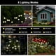 thumbnail image 5 of Luces solares de jardín con forma de luciérnaga Galavasen, color blanco cálido, paquete de 4 unidades, 5 of 8