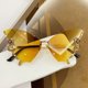 thumbnail image 4 of Gafas de sol sin montura de diamantes en forma de mariposa, gafas de sol exageradas con personalidad a la moda para mujer, europeas y americanas, 4 of 5
